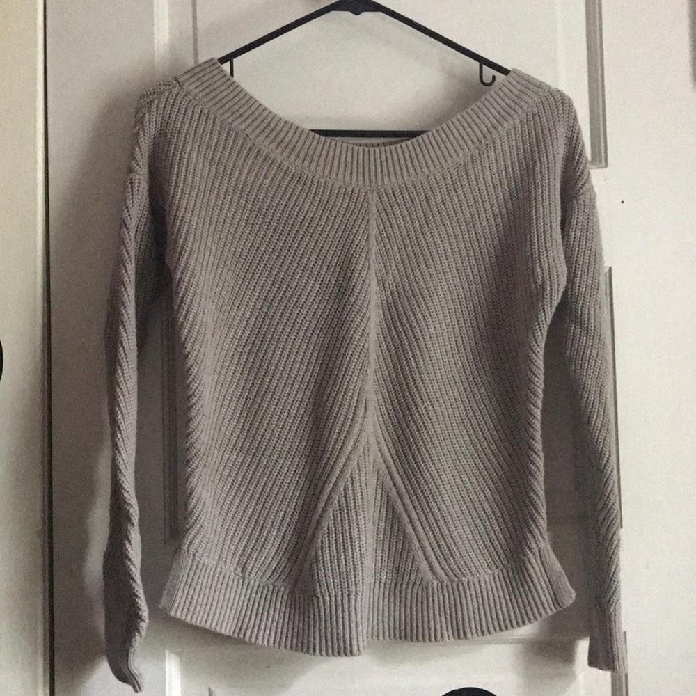 Off the shoulder sweater
